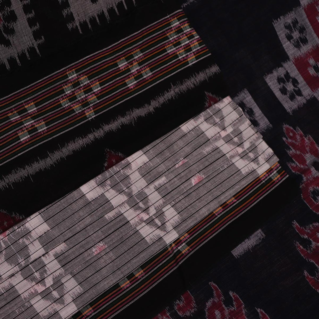 Handloom Sambalpuri Cotton Ikkat Saree Handloom Saree_Sambalpuri Cotton Priyadarshini Handloom