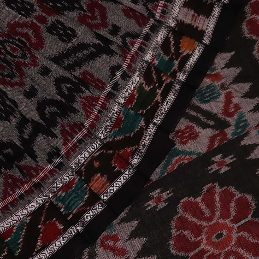 Handloom Sambalpuri Cotton Ikkat Saree Handloom Saree_Sambalpuri Cotton Priyadarshini Handloom