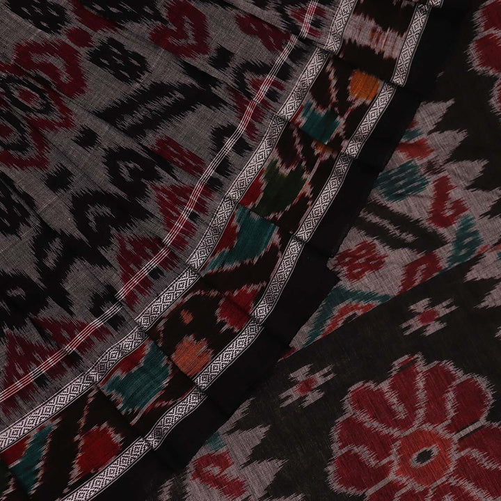 Handloom Sambalpuri Cotton Ikkat Saree Handloom Saree_Sambalpuri Cotton Priyadarshini Handloom