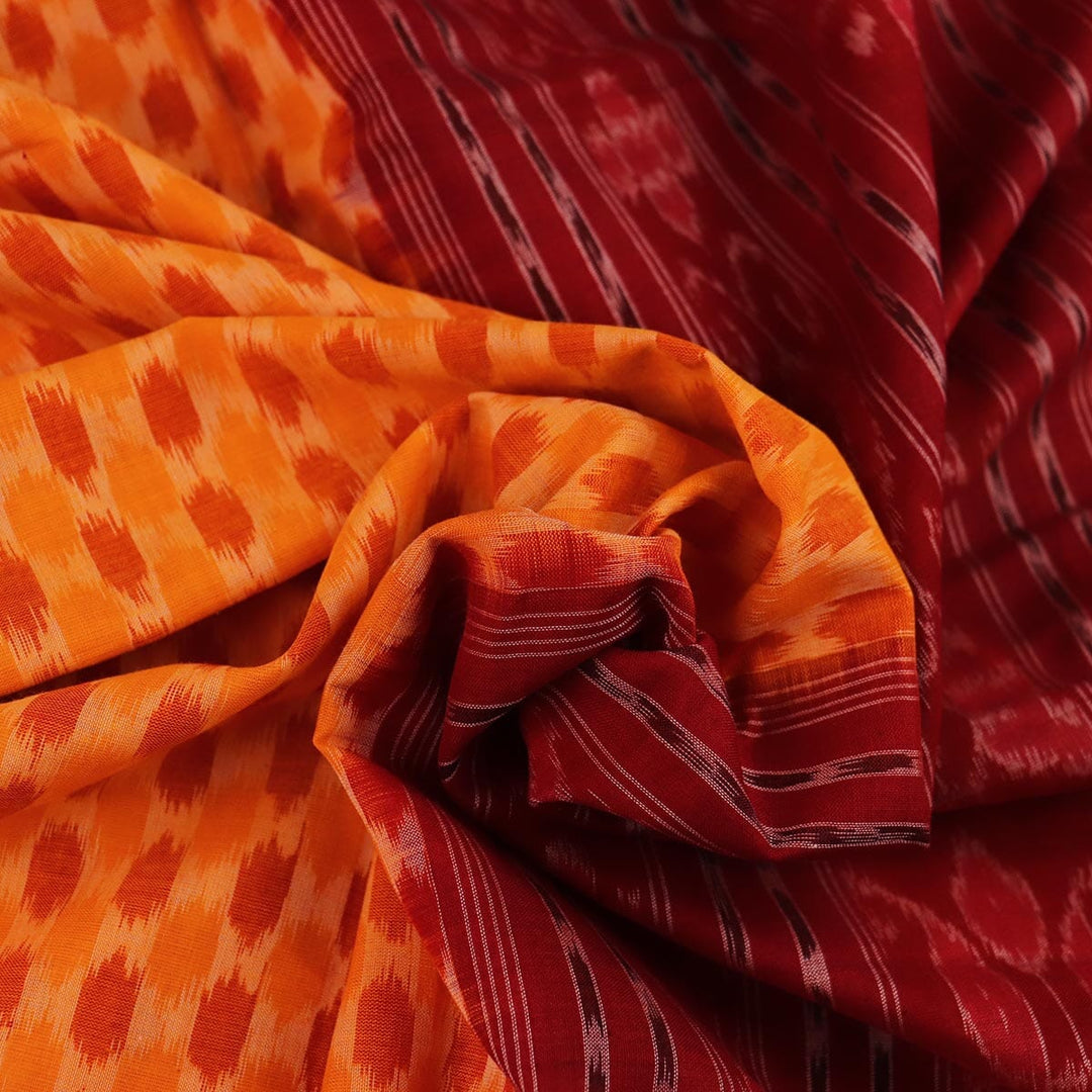 Handloom Sambalpuri Cotton Ikkat Saree Handloom Saree_Sambalpuri Cotton Priyadarshini Handloom