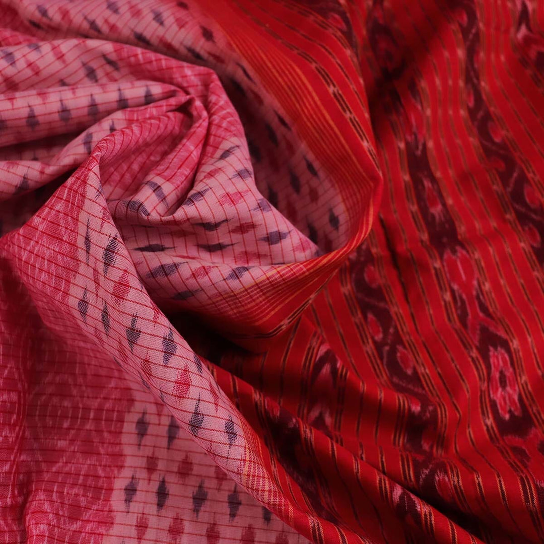 Handloom Sambalpuri Cotton Ikkat Saree Handloom Saree_Sambalpuri Cotton Priyadarshini Handloom