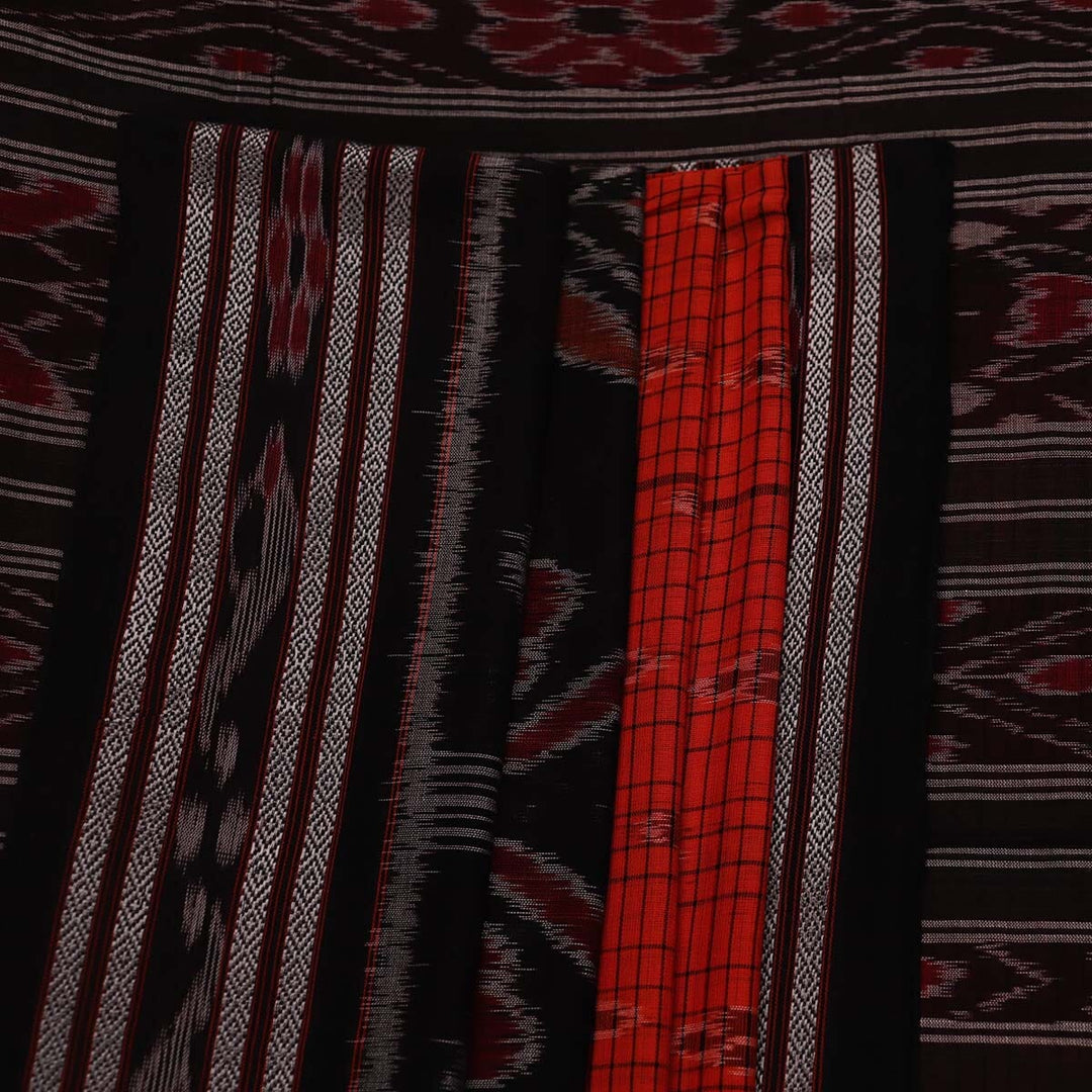 Handloom Sambalpuri Cotton Ikkat Saree Handloom Saree_Sambalpuri Cotton Priyadarshini Handloom