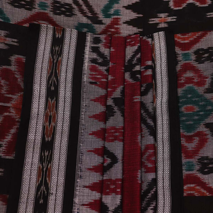 Handloom Sambalpuri Cotton Ikkat Saree Handloom Saree_Sambalpuri Cotton Priyadarshini Handloom