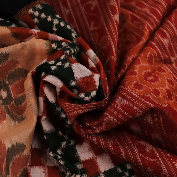 Handloom Sambalpuri Cotton Ikkat Saree Handloom Saree_Sambalpuri Cotton Priyadarshini Handloom