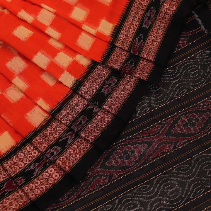 Handloom Sambalpuri Cotton Ikkat Saree Handloom Saree_Sambalpuri Cotton Priyadarshini Handloom