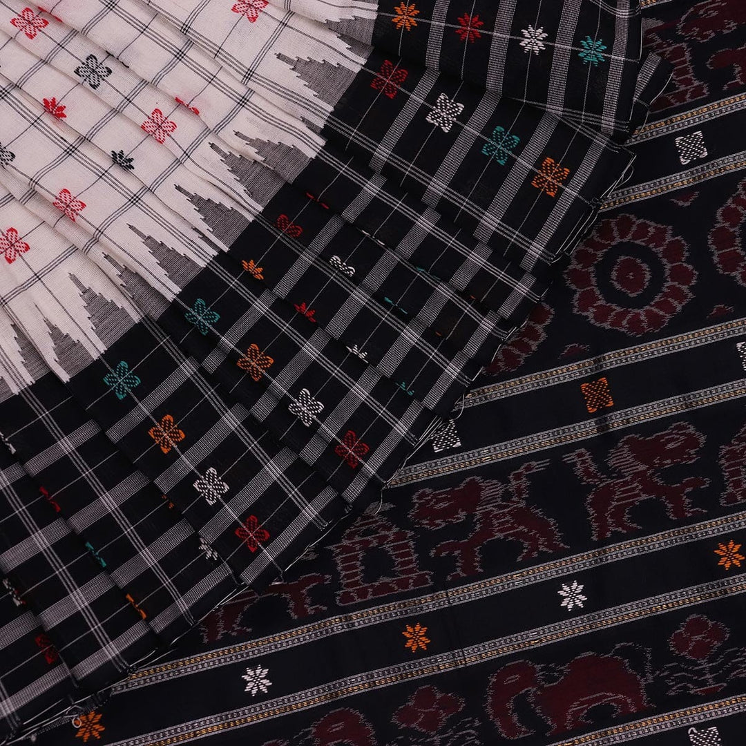 Handloom Sambalpuri Cotton Ikkat Saree Handloom Saree_Sambalpuri Cotton Priyadarshini Handloom