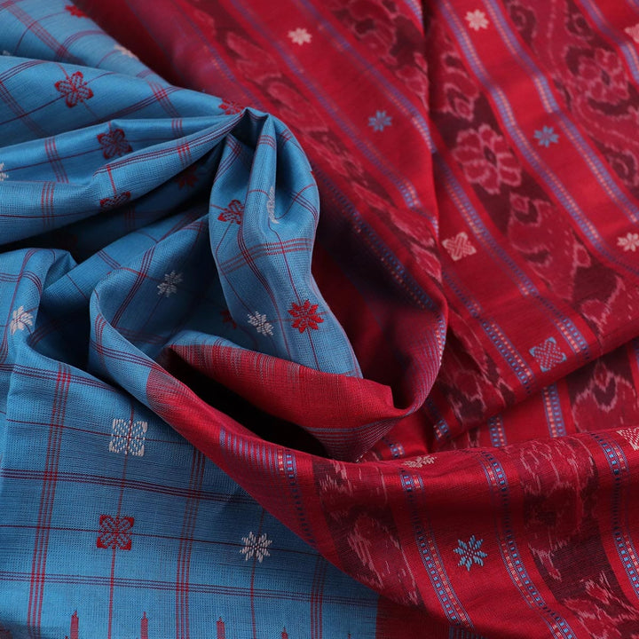 Handloom Sambalpuri Cotton Ikkat Saree Handloom Saree_Sambalpuri Cotton Priyadarshini Handloom