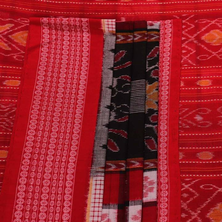 Handloom Sambalpuri Cotton Ikkat Saree Handloom Saree_Sambalpuri Cotton Priyadarshini Handloom