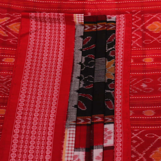 Handloom Sambalpuri Cotton Ikkat Saree Handloom Saree_Sambalpuri Cotton Priyadarshini Handloom