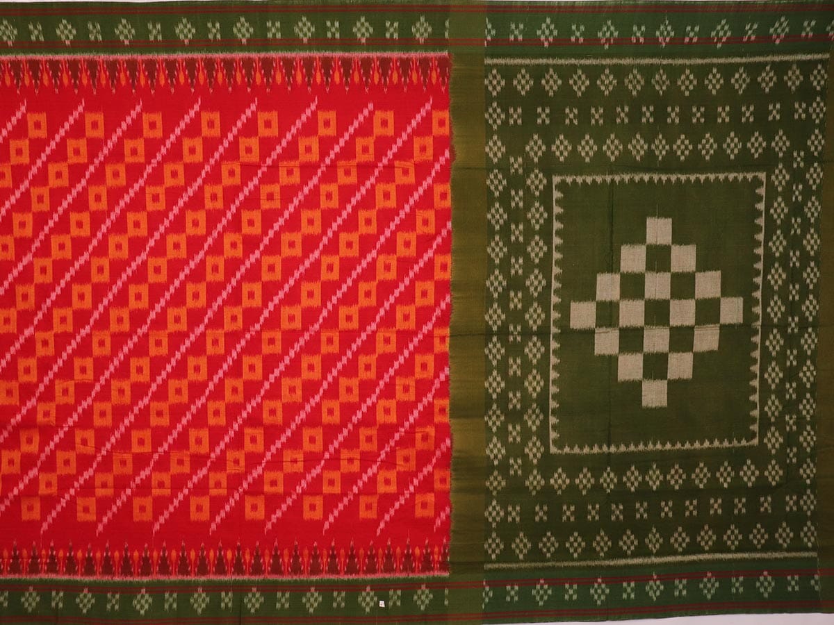 Handloom Sambalpuri Cotton Ikkat Saree Handloom Saree_Sambalpuri Cotton Priyadarshini Handloom