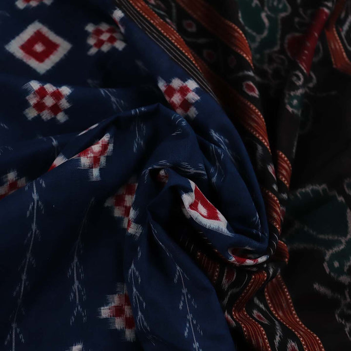 Handloom Sambalpuri Cotton Ikkat Saree Handloom Saree_Sambalpuri Cotton Priyadarshini Handloom