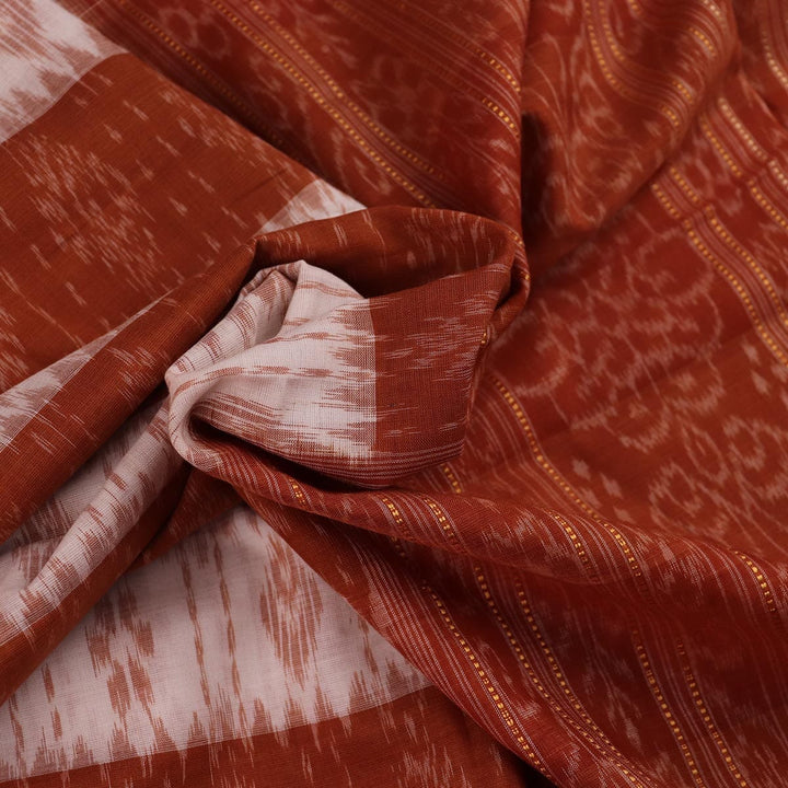 Handloom Sambalpuri Cotton Ikkat Saree Handloom Saree_Sambalpuri Cotton Priyadarshini Handloom