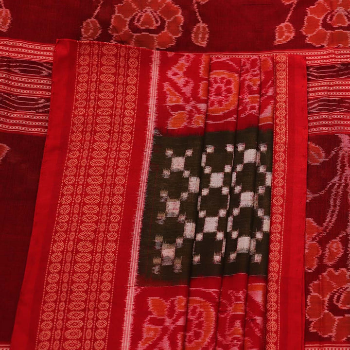 Handloom Sambalpuri Cotton Ikkat Saree Handloom Saree_Sambalpuri Cotton Priyadarshini Handloom