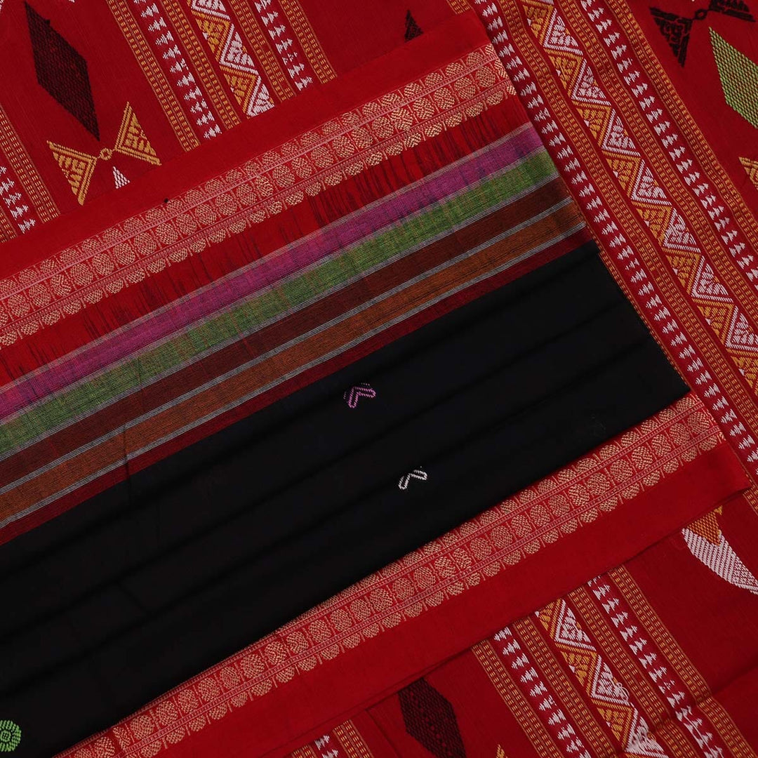 Handloom Sambalpuri Cotton Ikkat Saree Handloom Saree_Sambalpuri Cotton Priyadarshini Handloom