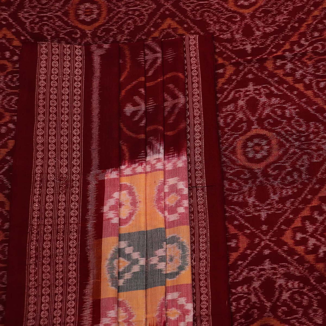 Handloom Sambalpuri Cotton Ikkat Saree Handloom Saree_Sambalpuri Cotton Priyadarshini Handloom