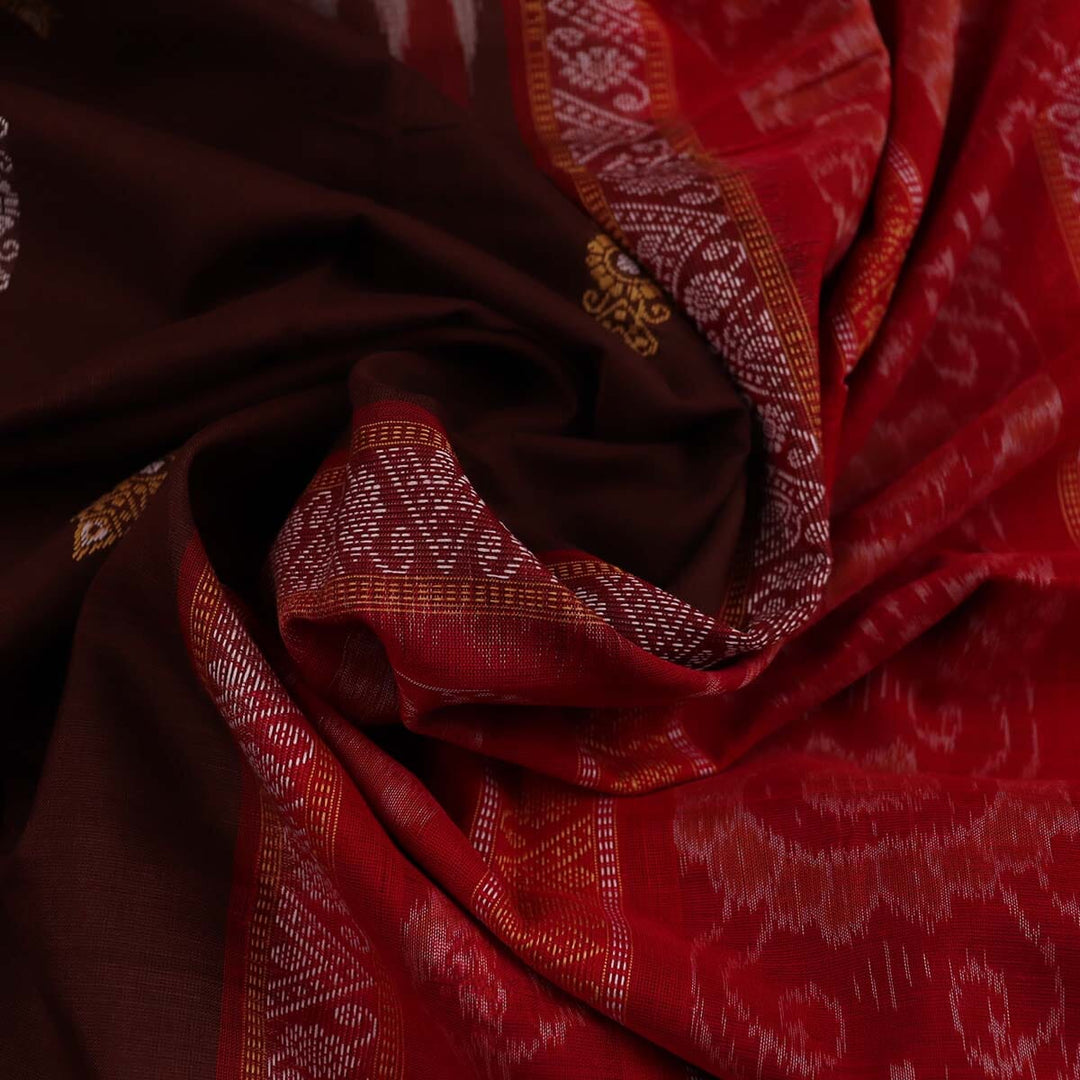 Handloom Sambalpuri Cotton Ikkat Saree Handloom Saree_Sambalpuri Cotton Priyadarshini Handloom