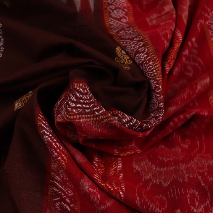 Handloom Sambalpuri Cotton Ikkat Saree Handloom Saree_Sambalpuri Cotton Priyadarshini Handloom