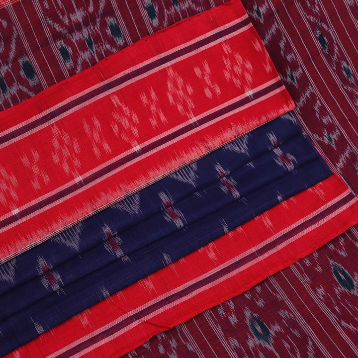 Handloom Sambalpuri Cotton Ikkat Saree Handloom Saree_Sambalpuri Cotton Priyadarshini Handloom