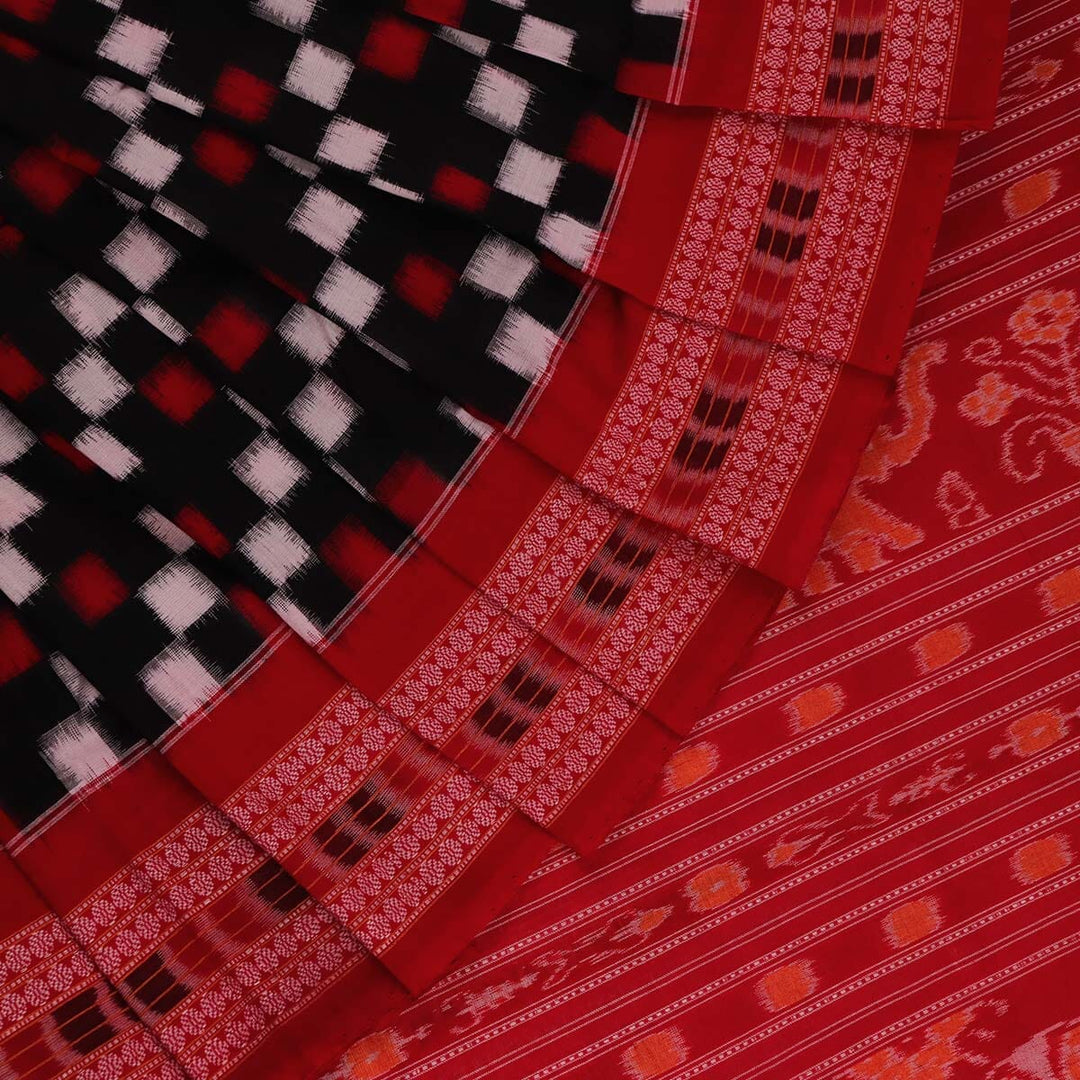 Handloom Sambalpuri Cotton Ikkat Saree Handloom Saree_Sambalpuri Cotton Priyadarshini Handloom