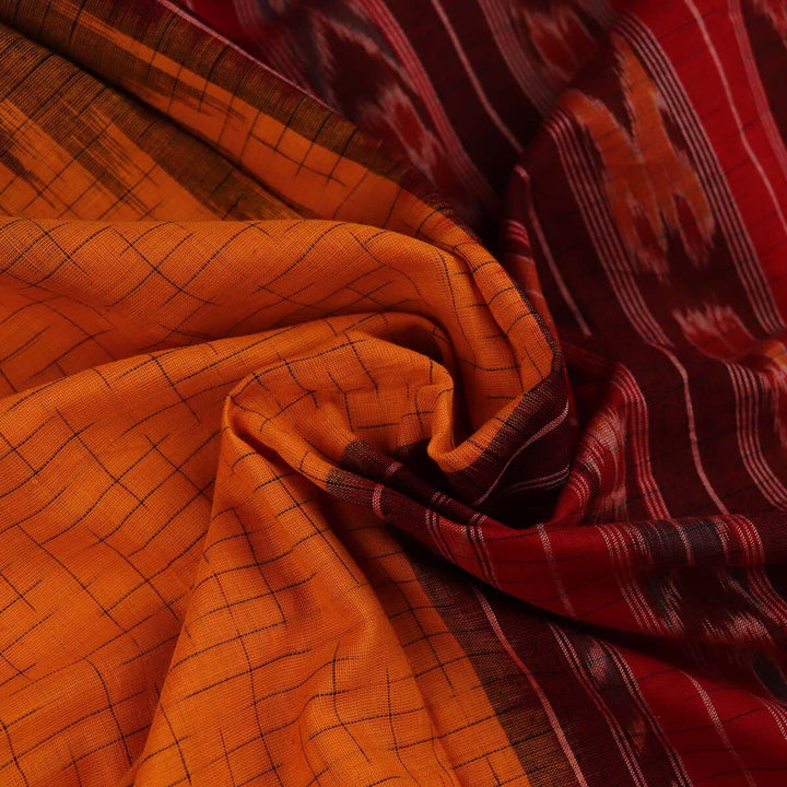 Handloom Sambalpuri Cotton Ikkat Saree Handloom Saree_Sambalpuri Cotton Priyadarshini Handloom