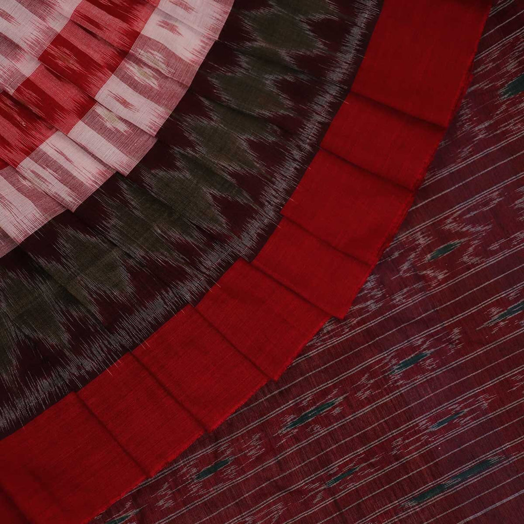 Handloom Sambalpuri Cotton Ikkat Saree Handloom Saree_Sambalpuri Cotton Priyadarshini Handloom