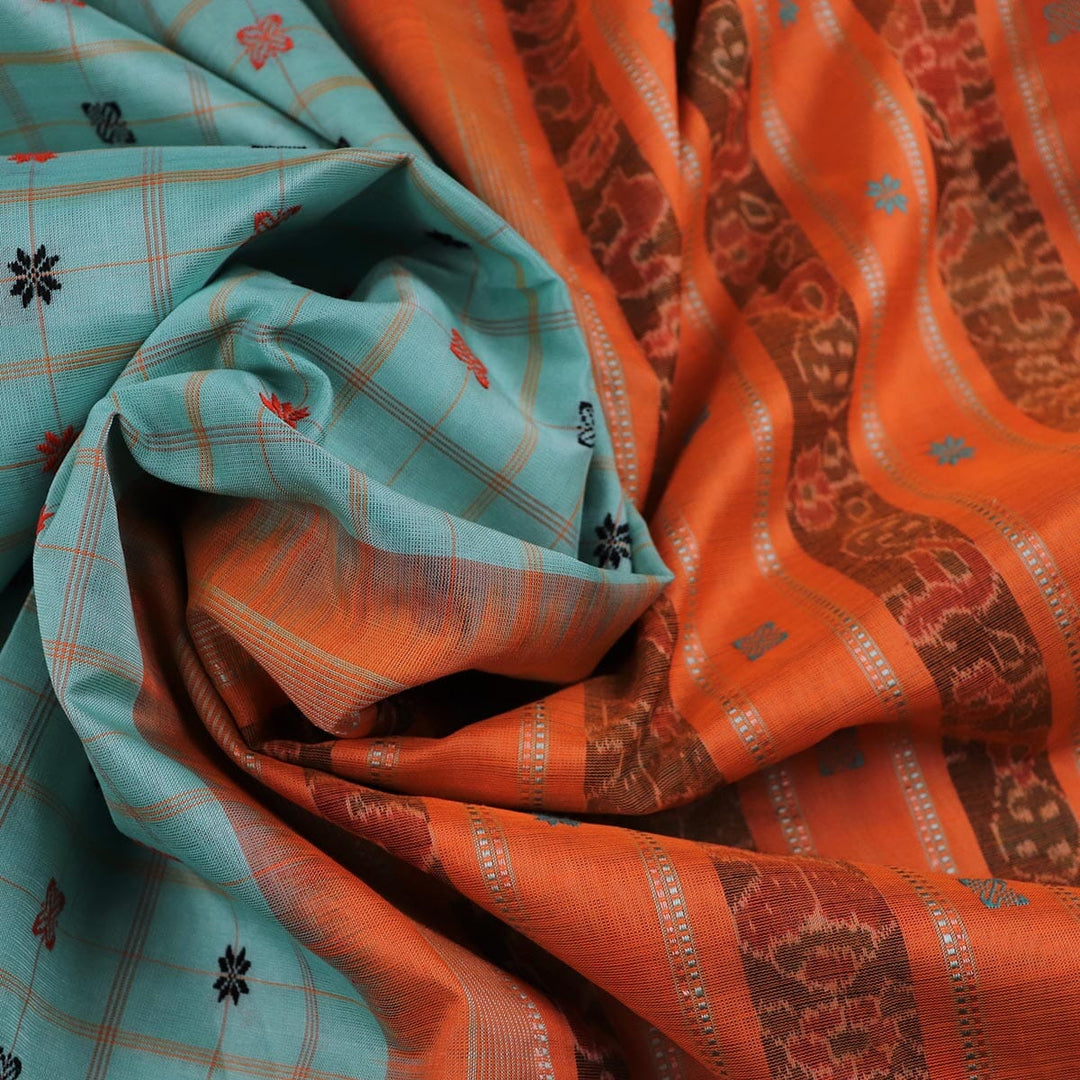 Handloom Sambalpuri Cotton Ikkat Saree Handloom Saree_Sambalpuri Cotton Priyadarshini Handloom