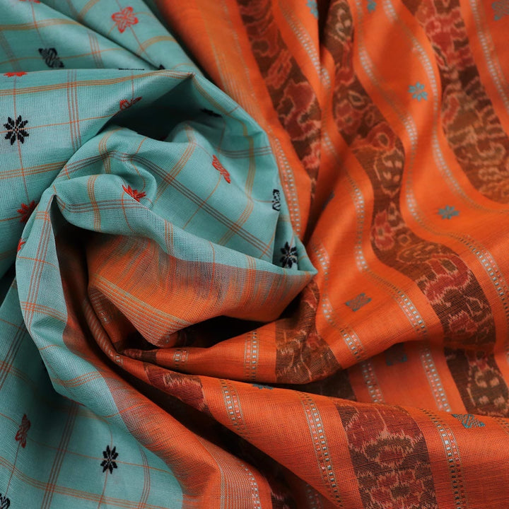 Handloom Sambalpuri Cotton Ikkat Saree Handloom Saree_Sambalpuri Cotton Priyadarshini Handloom
