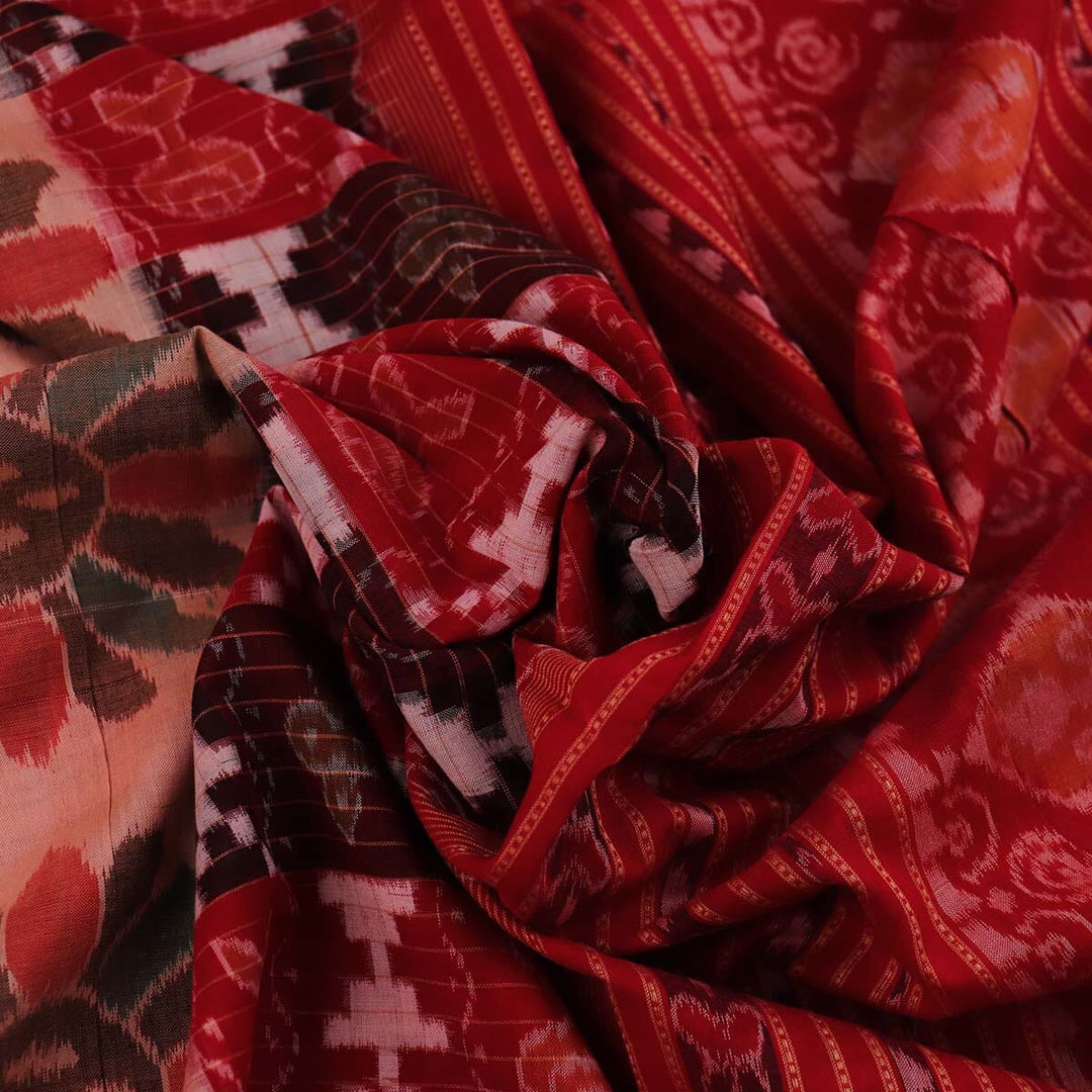 Handloom Sambalpuri Cotton Ikkat Saree Handloom Saree_Sambalpuri Cotton Priyadarshini Handloom