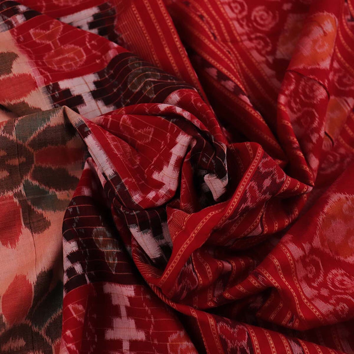Handloom Sambalpuri Cotton Ikkat Saree Handloom Saree_Sambalpuri Cotton Priyadarshini Handloom