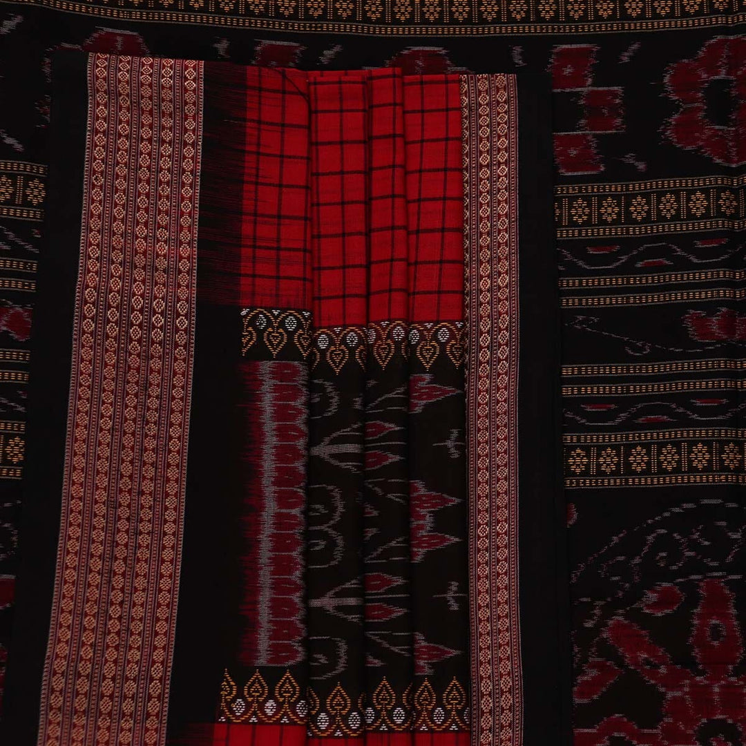 Handloom Sambalpuri Cotton Ikkat Saree Handloom Saree_Sambalpuri Cotton Priyadarshini Handloom