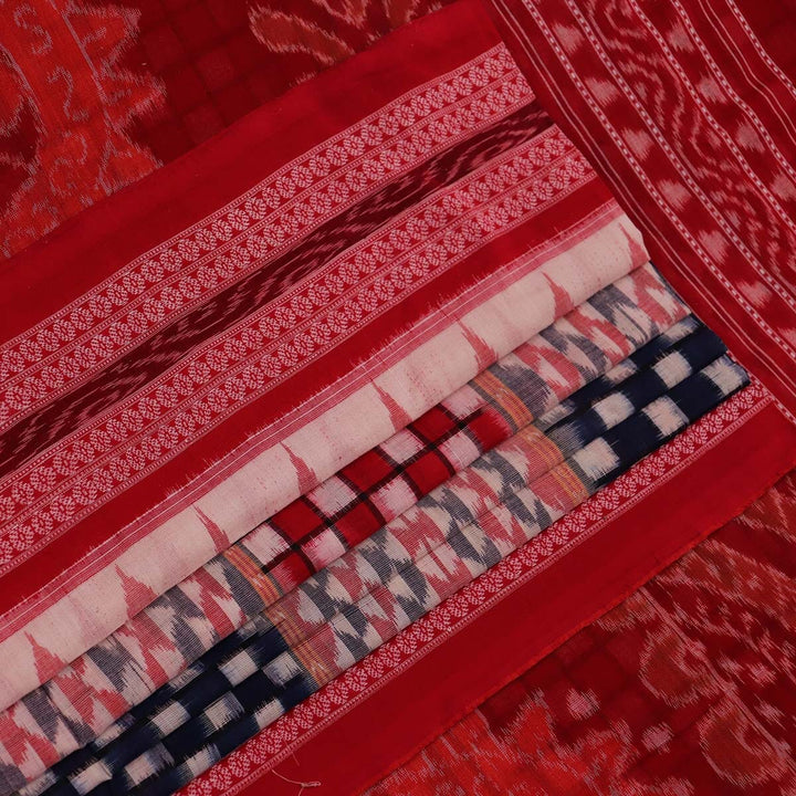 Handloom Sambalpuri Cotton Ikkat Saree Handloom Saree_Sambalpuri Cotton Priyadarshini Handloom