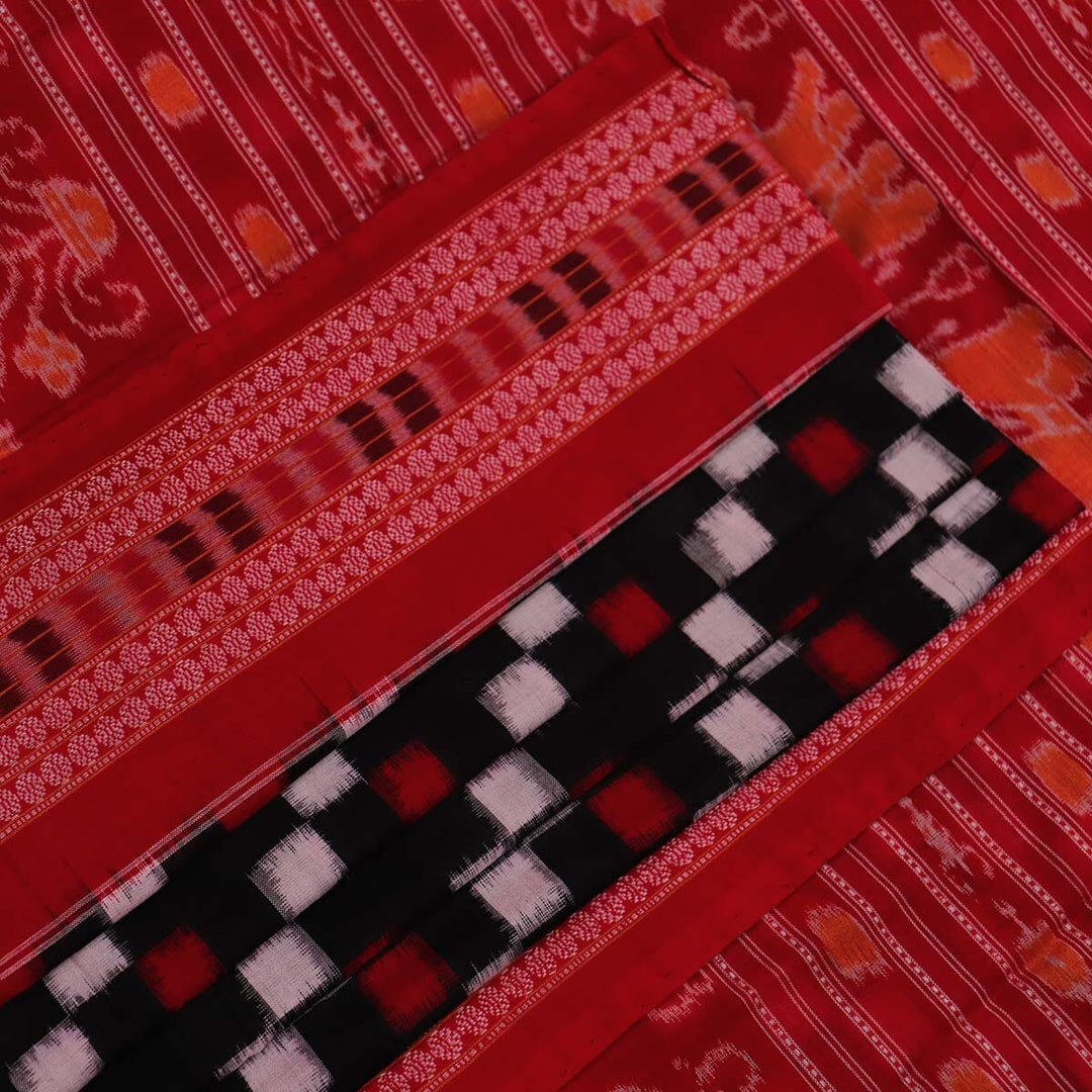 Handloom Sambalpuri Cotton Ikkat Saree Handloom Saree_Sambalpuri Cotton Priyadarshini Handloom
