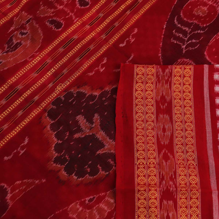Handloom Sambalpuri Cotton Ikkat Saree Handloom Saree_Sambalpuri Cotton Priyadarshini Handloom