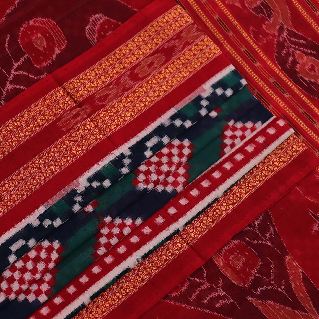 Handloom Sambalpuri Cotton Ikkat Saree Handloom Saree_Sambalpuri Cotton Priyadarshini Handloom
