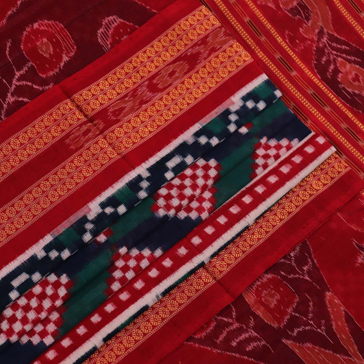 Handloom Sambalpuri Cotton Ikkat Saree Handloom Saree_Sambalpuri Cotton Priyadarshini Handloom