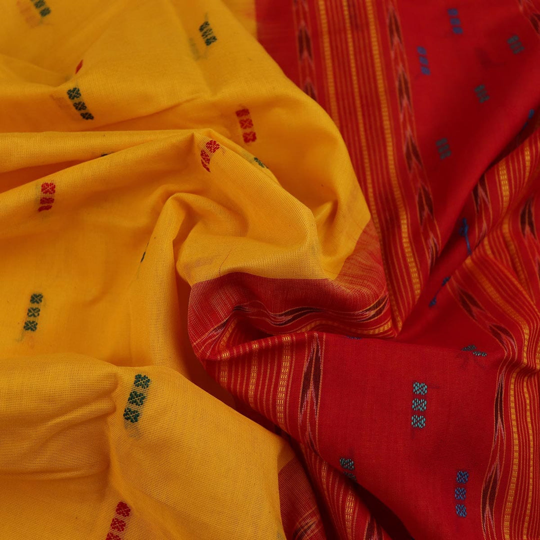 Handloom Sambalpuri Cotton Ikkat Saree Handloom Saree_Sambalpuri Cotton Priyadarshini Handloom