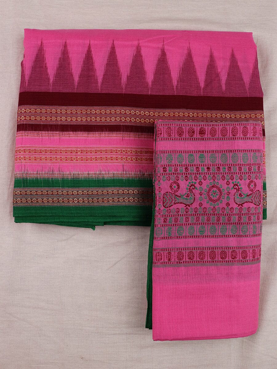Handloom Sambalpuri Cotton Unstitched Dhoti with Utari for Men Handloom Dhoti_Cotton Priyadarshini Handloom