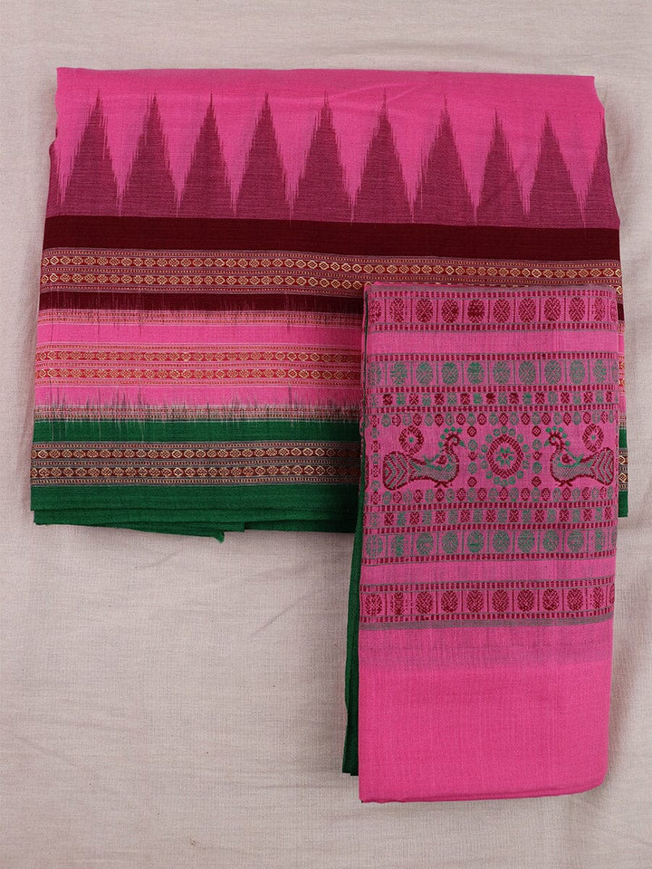 Handloom Sambalpuri Cotton Unstitched Dhoti with Utari for Men Handloom Dhoti_Cotton Priyadarshini Handloom