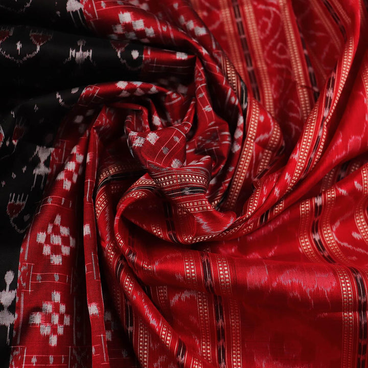 Handloom Sambalpuri Ikkat Silk Saree Handloom Saree_Sambalpuri Silk Priyadarshini Handloom