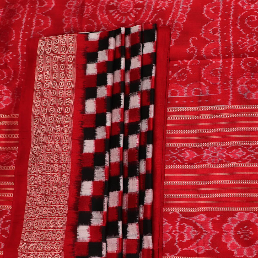 Handloom Sambalpuri Ikkat Silk Saree Handloom Saree_Sambalpuri Silk Priyadarshini Handloom