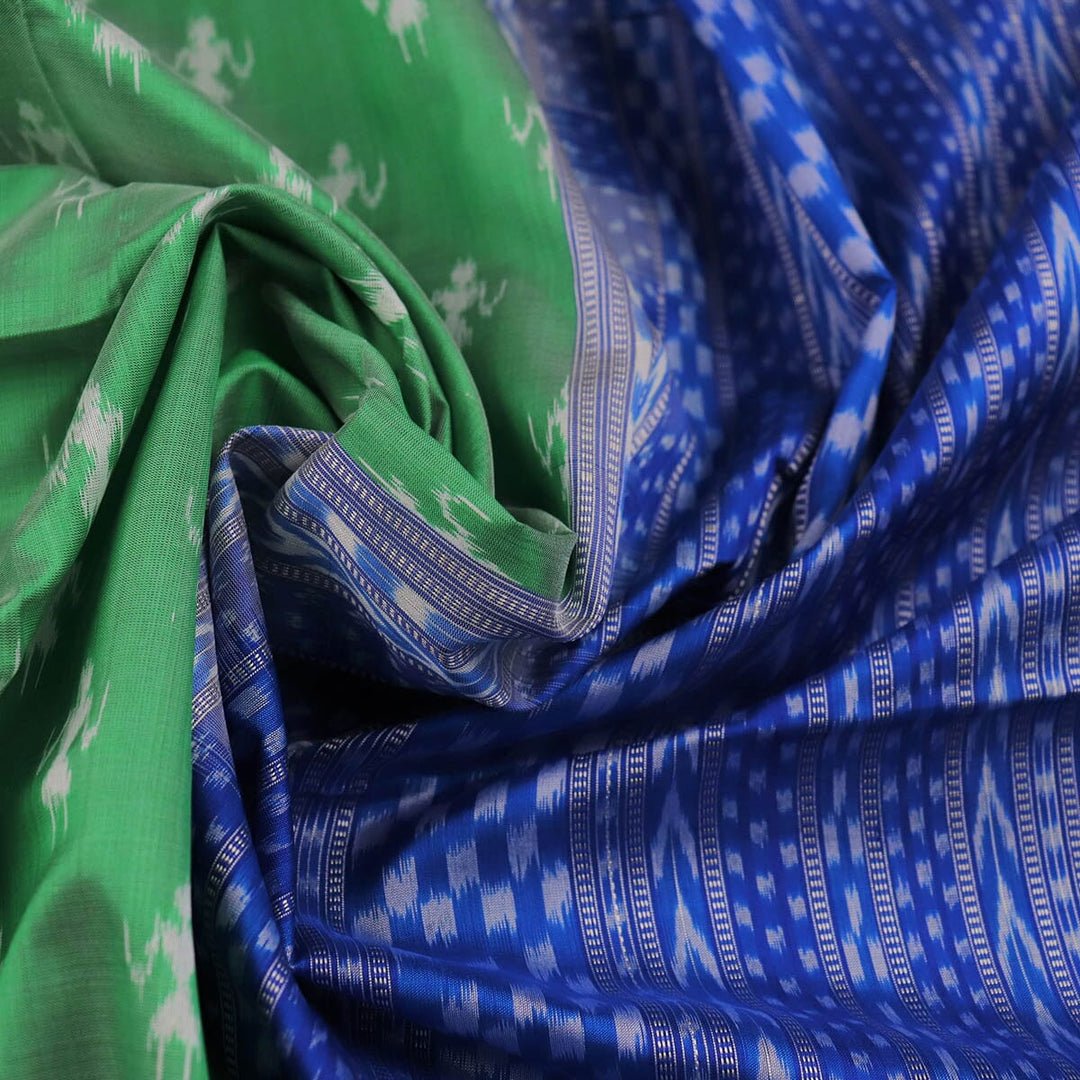 Handloom Sambalpuri Ikkat Silk Saree Handloom Saree_Sambalpuri Silk Priyadarshini Handloom