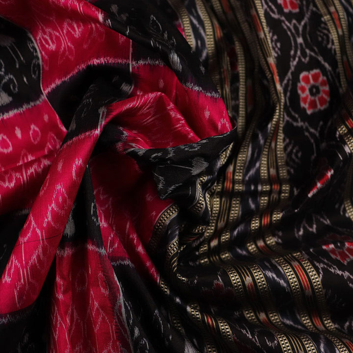 Handloom Sambalpuri Ikkat Silk Saree Handloom Saree_Sambalpuri Silk Priyadarshini Handloom