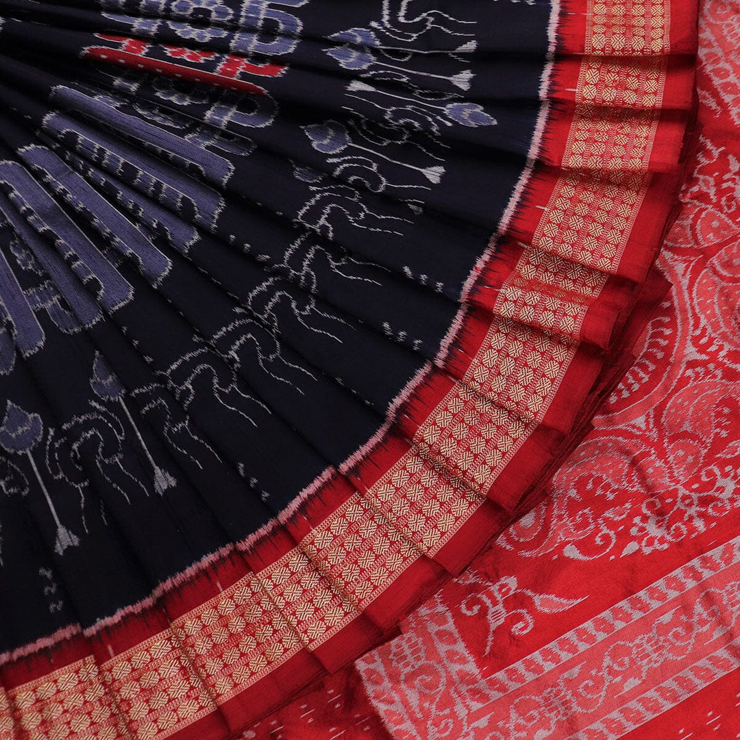 Handloom Sambalpuri Ikkat Silk Saree Handloom Saree_Sambalpuri Silk Priyadarshini Handloom