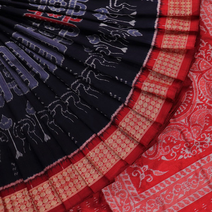 Handloom Sambalpuri Ikkat Silk Saree Handloom Saree_Sambalpuri Silk Priyadarshini Handloom