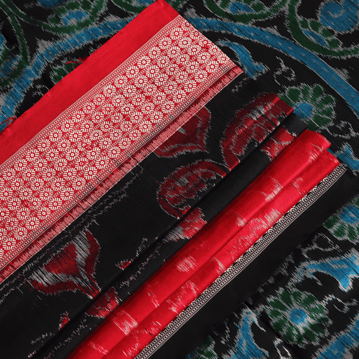 Handloom Sambalpuri Ikkat Silk Saree Handloom Saree_Sambalpuri Silk Priyadarshini Handloom