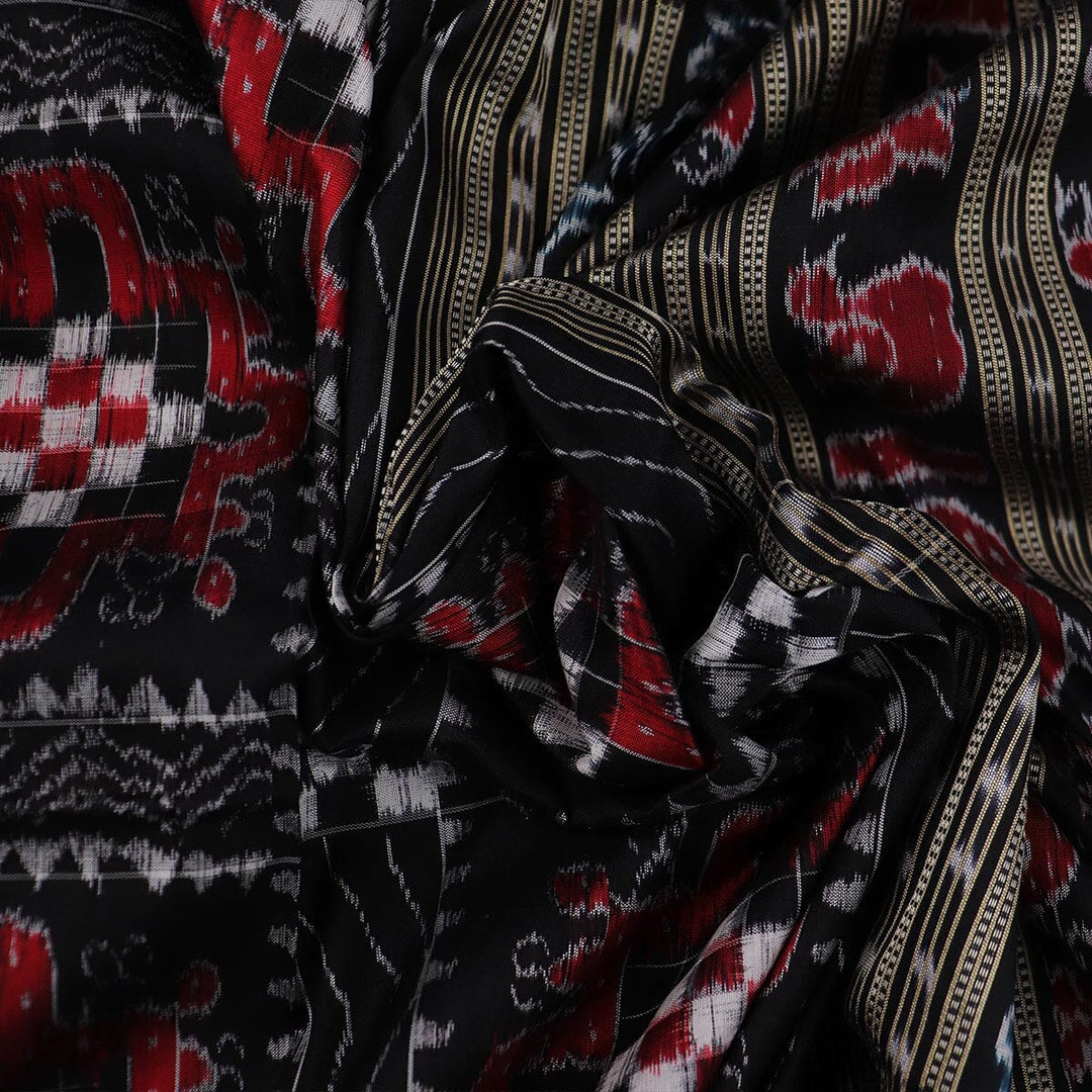 Handloom Sambalpuri Ikkat Silk Saree Handloom Saree_Sambalpuri Silk Priyadarshini Handloom