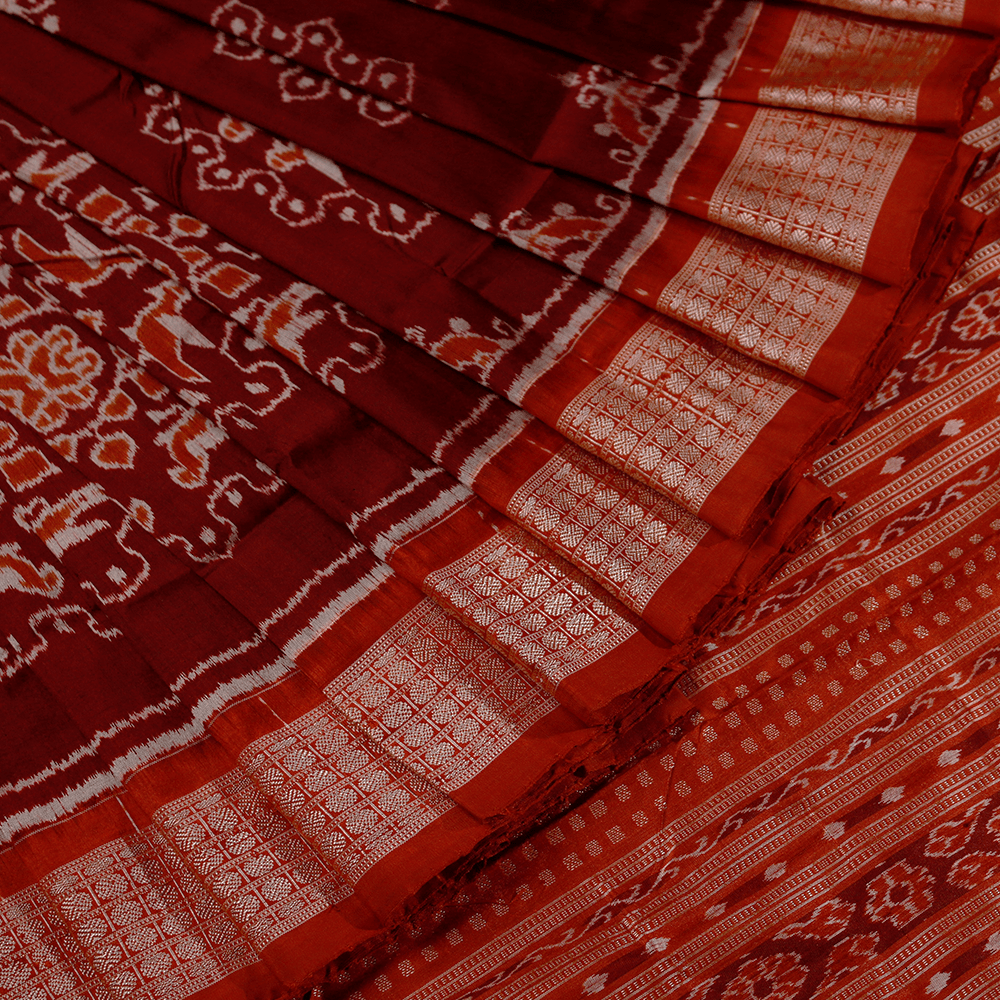 Handloom Sambalpuri Ikkat Silk Saree Handloom Saree_Sambalpuri Silk Priyadarshini Handloom 