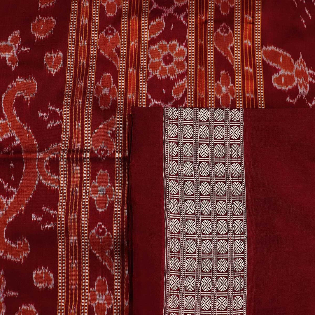 Handloom Sambalpuri Ikkat Silk Saree Handloom Saree_Sambalpuri Silk Priyadarshini Handloom 