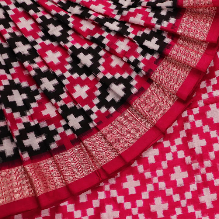 Handloom Sambalpuri Ikkat Silk Saree Handloom Saree_Sambalpuri Silk Priyadarshini Handloom