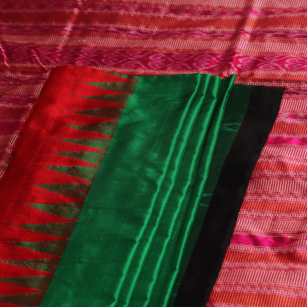 Handloom Sambalpuri Ikkat Silk Saree Handloom Saree_Sambalpuri Silk Priyadarshini Handloom